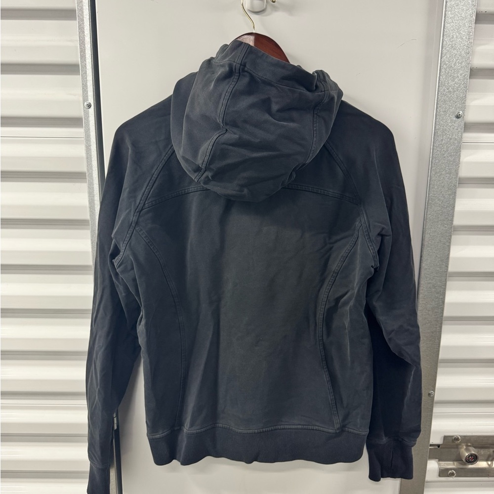 Lululemon Scuba Pullover Hoodie Black‎ Athletic Runner Womens S/M Yoga Gym Run - Picture 3 of 11
